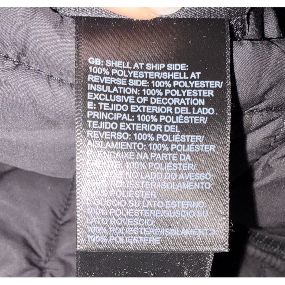 The North Face Kids' Boys Reversible Perrito Hooded Jacket, XS (6) Black/Gray - Picture 15 of 16